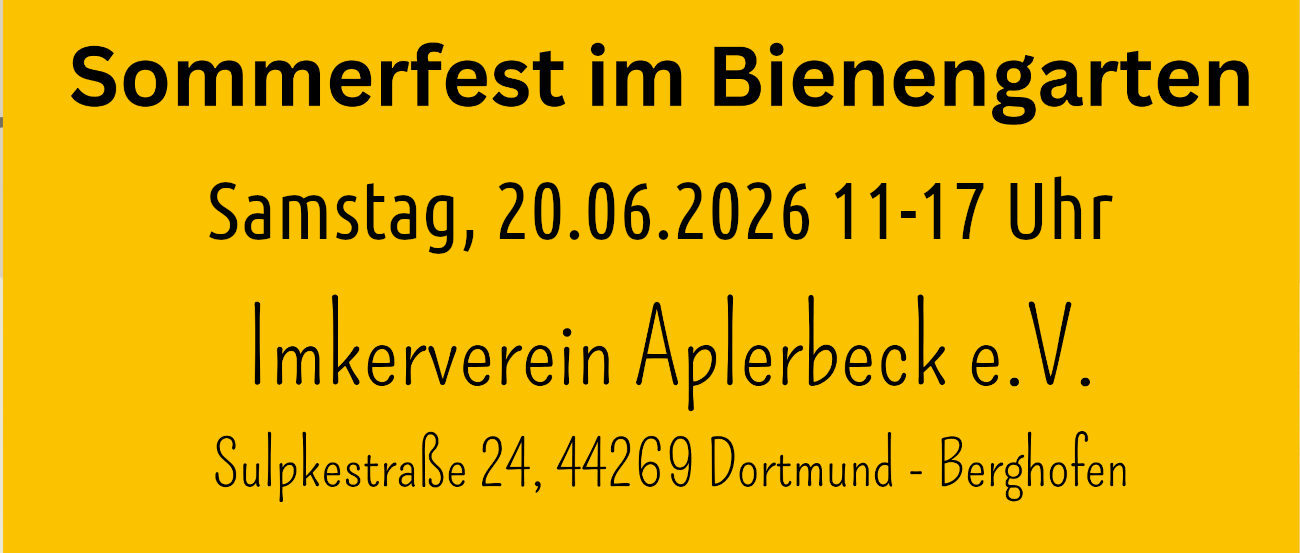 Bild zur Einladung - Sommerfest im Bienengarten